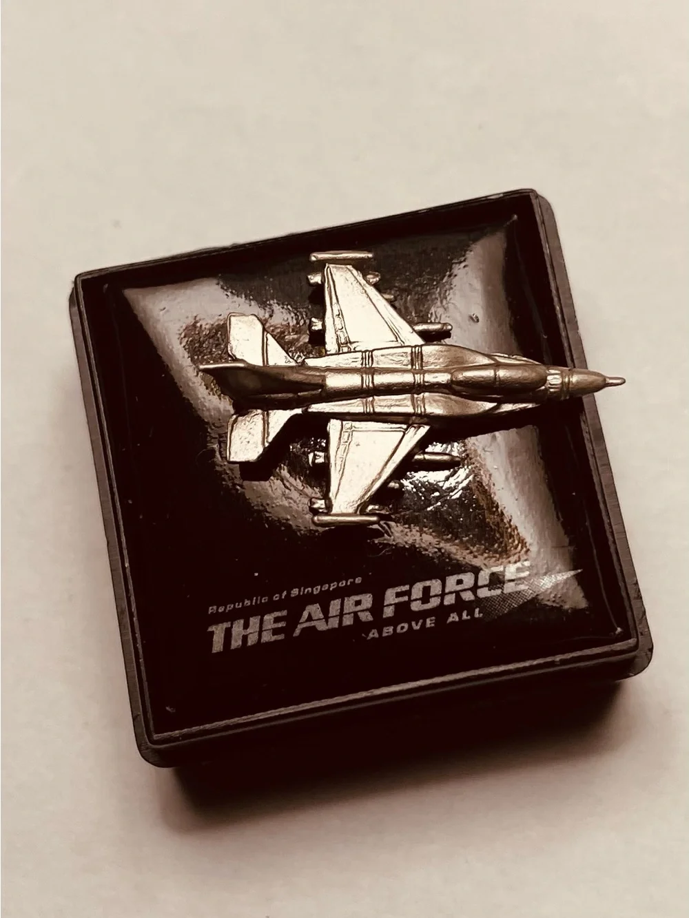 Jet Tie Pin - Silver Plane